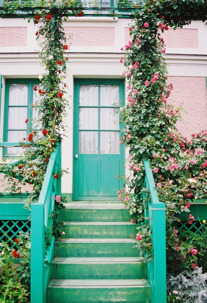 Turquoise door