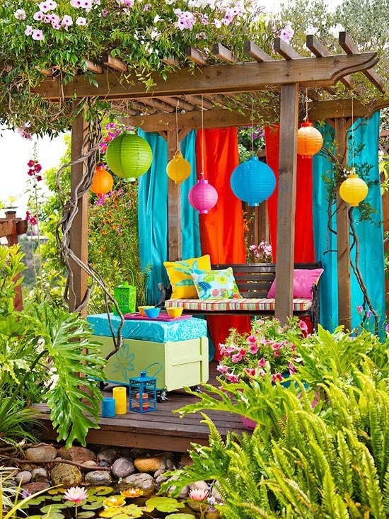 Colorful gazebo Colorful gazebo