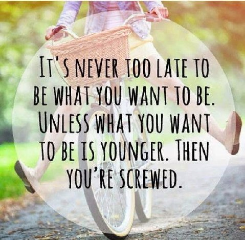 It's never to late It's never to late