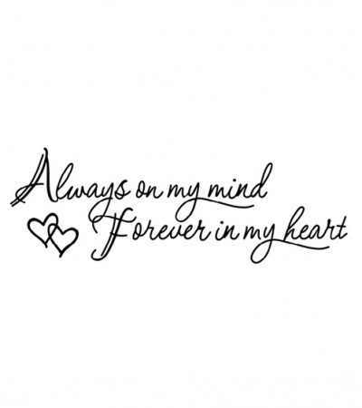 Always on my mind