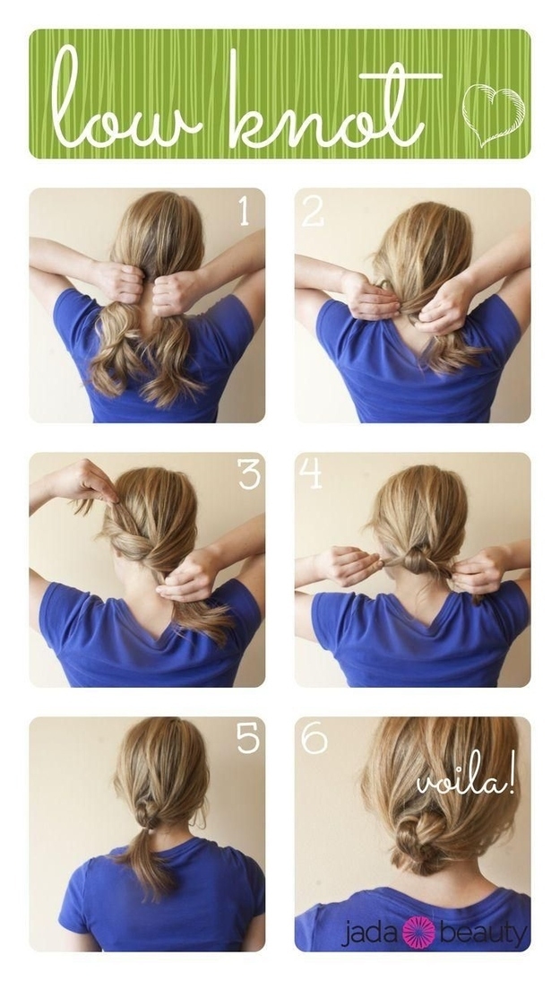 DIY Low Knot Hair