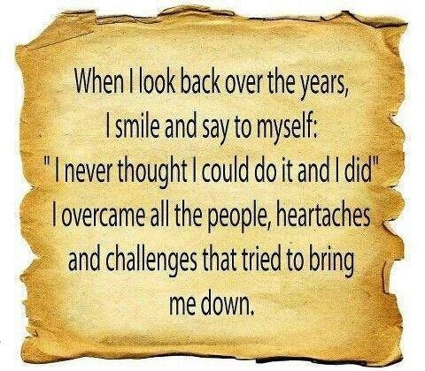 When I look back When I look back