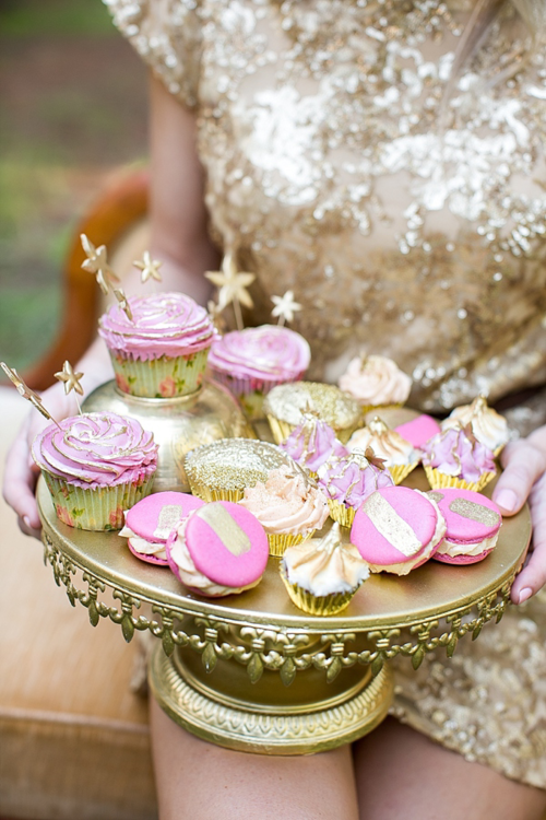 Gold dusted party treats Gold dusted party treats