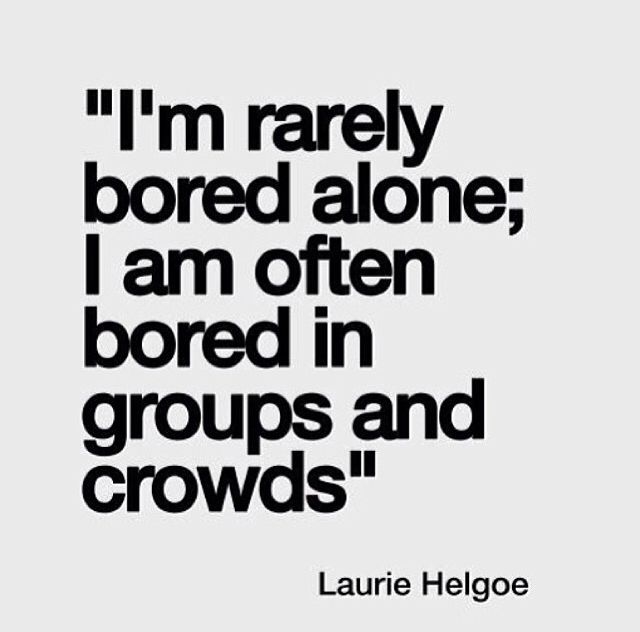 Im Rarely Bored Alone Im Rarely Bored Alone