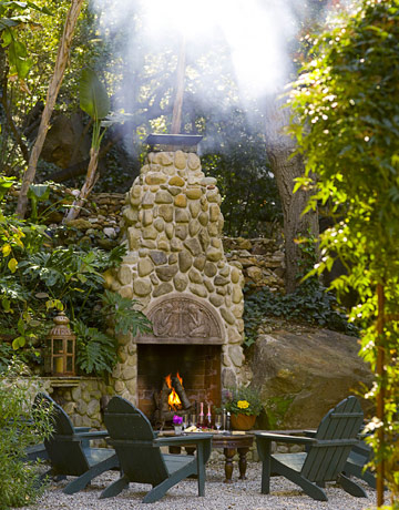 Outdoor Fireplace