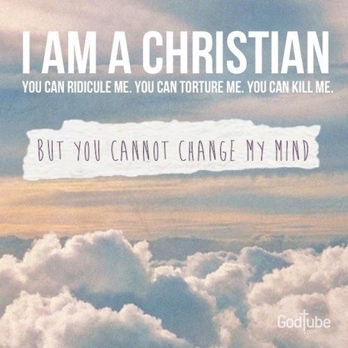 I am a Christian