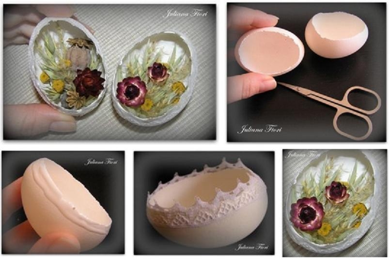DIY Easter Lace Eggs Tutorial
