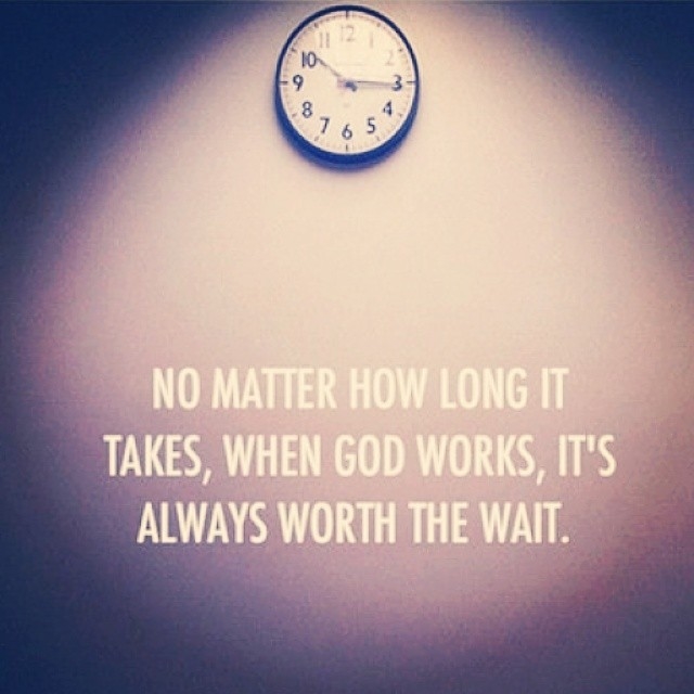 When God works