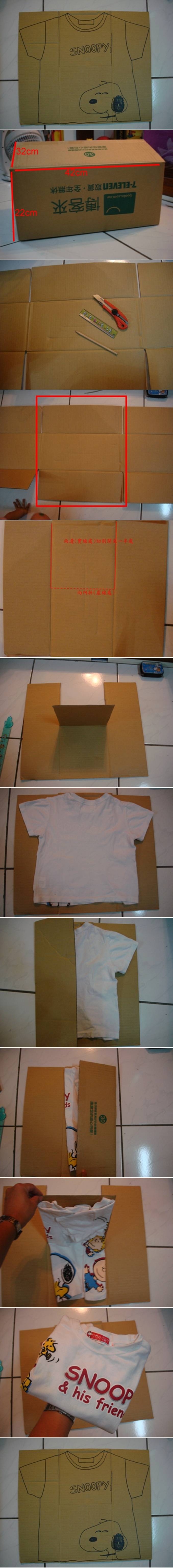 DIY T-Shirt Board Folder Tutorial