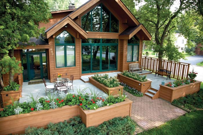 Beautiful backyard