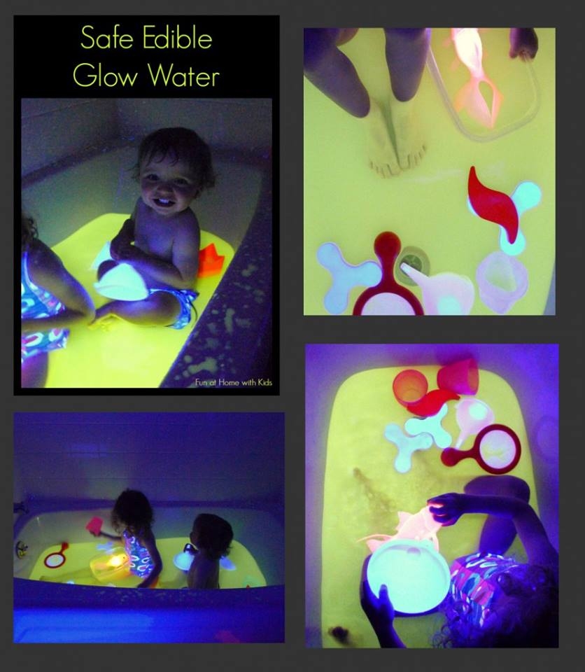 How to Make Safe and Edible Glow Water for Baths and Play How to Make Safe and Edible Glow Water for Baths and Play