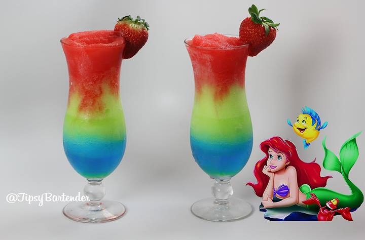 How to Make The Little Mermaid Cocktail
