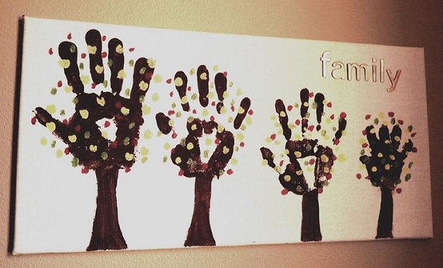 DIY Family Tree Art Project