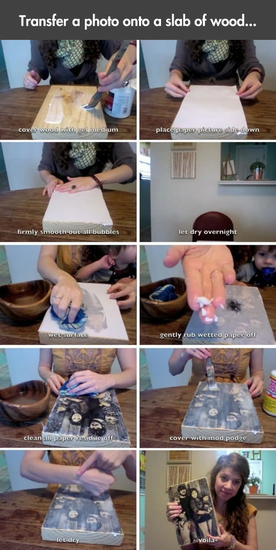 How To Transfer A Photo To Wood Tutorial How To Transfer A Photo To Wood Tutorial