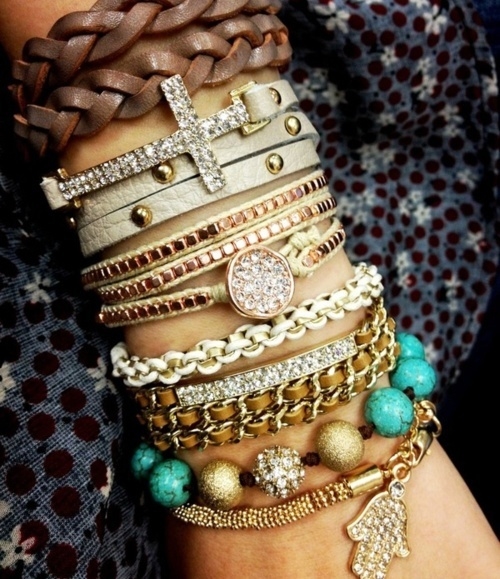 A Variety of Arm Bracelets