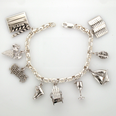 Silver Charm Bracelet