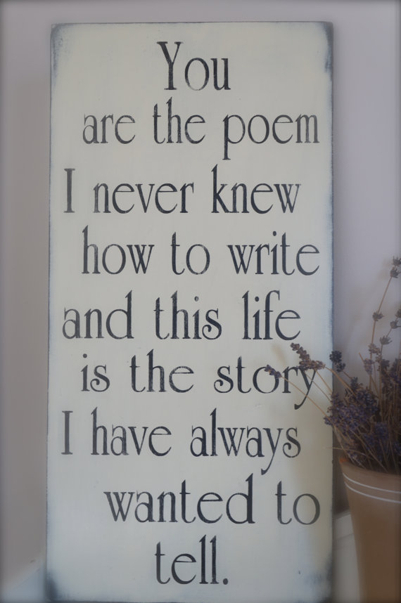 I have always wanted to tell you