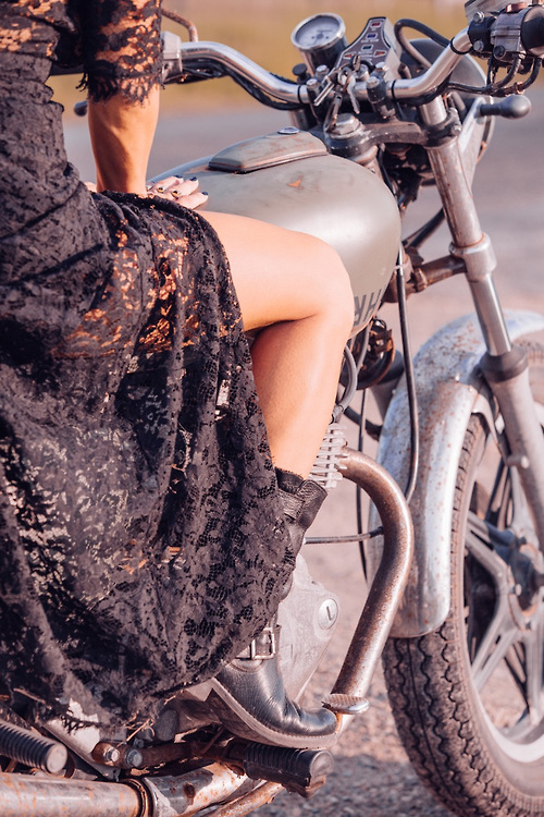 Metal and lace
