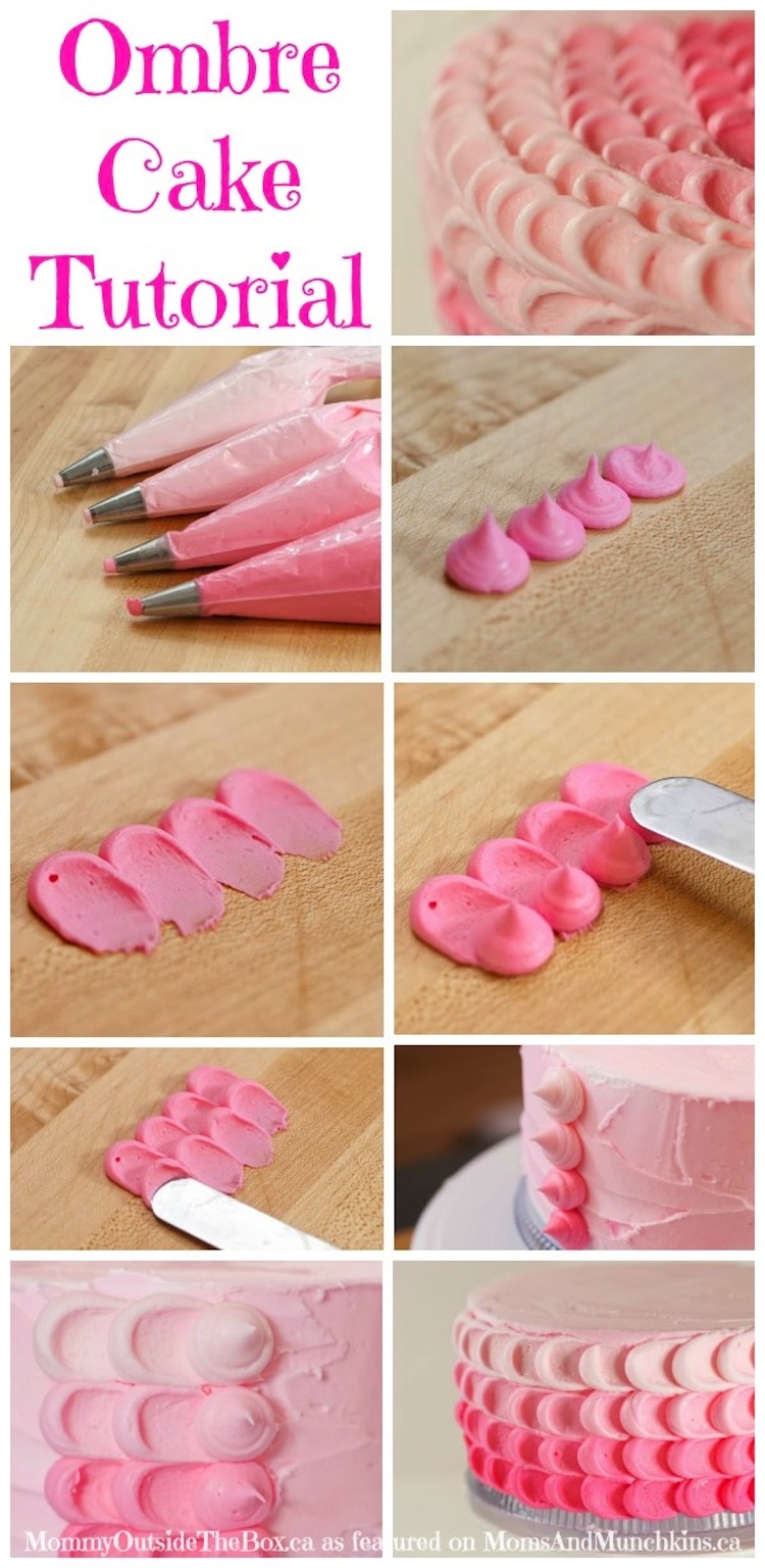 Ombre Cake Tutorial Ombre Cake Tutorial