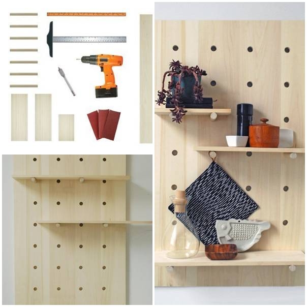DIY Pegboard Shelving System Tutorial DIY Pegboard Shelving System Tutorial