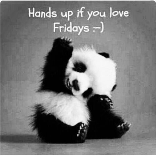 Hands up if you love fridays