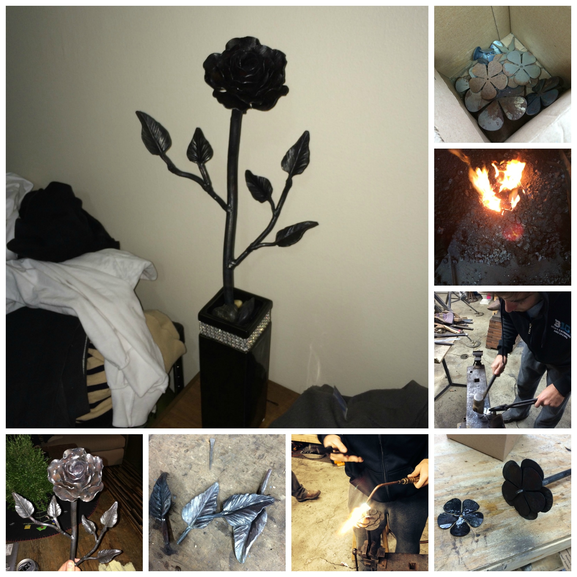 DIY How to Make a Metal Rose