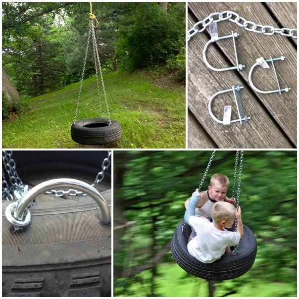 DIY Old Fashioned Tire Swing