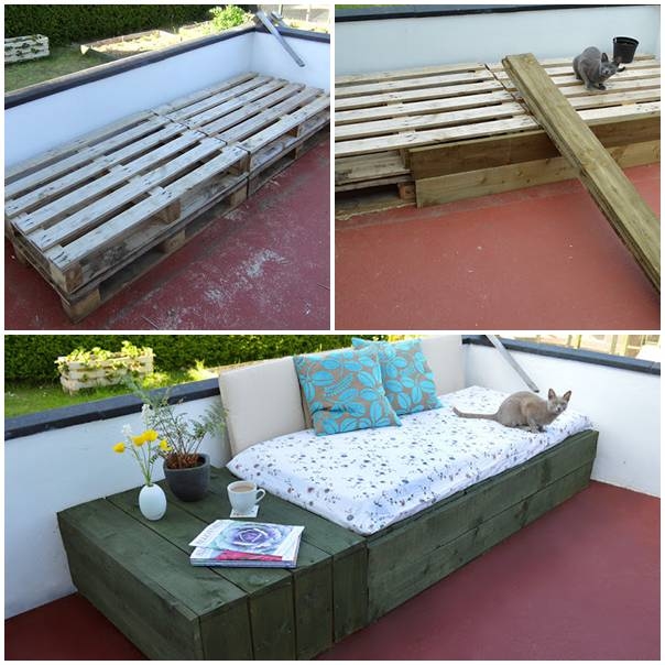 DIY Day Bed Pallet Project DIY Day Bed Pallet Project