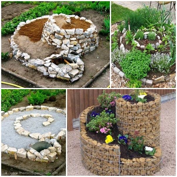DIY Herb Spiral Garden DIY Herb Spiral Garden