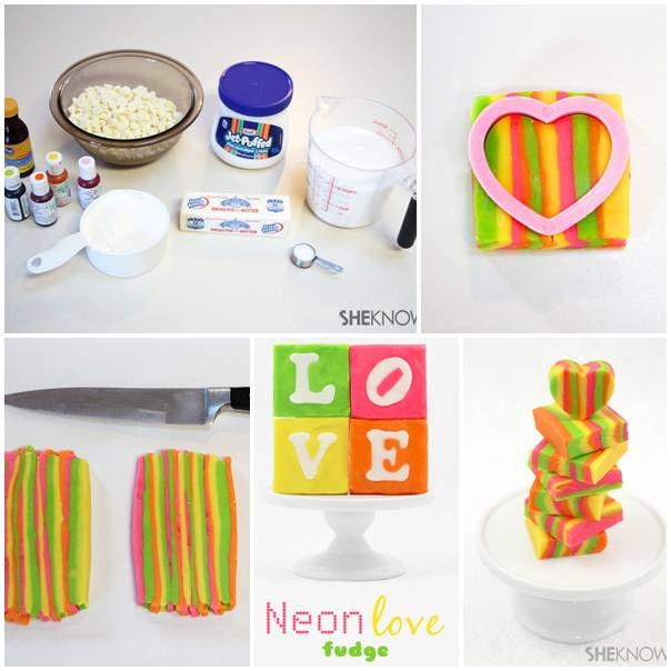 DIY Neon Fudge