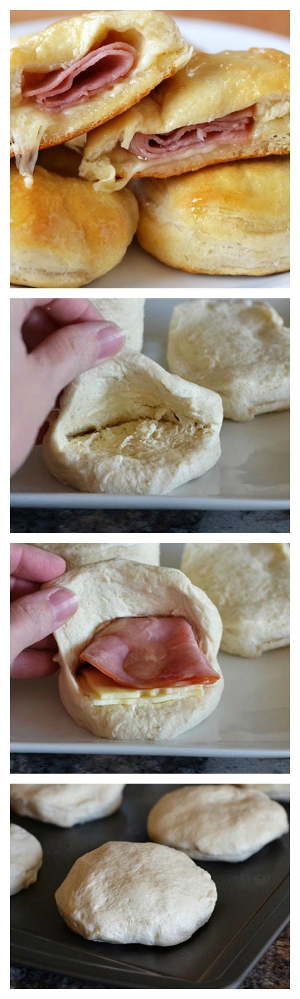 Honey Ham Stuffed Biscuits Recipe Honey Ham Stuffed Biscuits Recipe