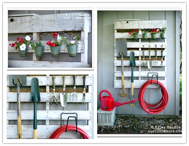 DIY Pallet Organizer