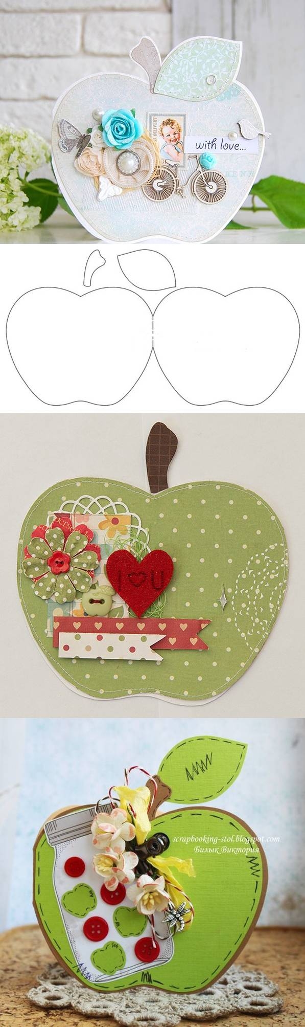 Back To School Apple Cards For Teachers