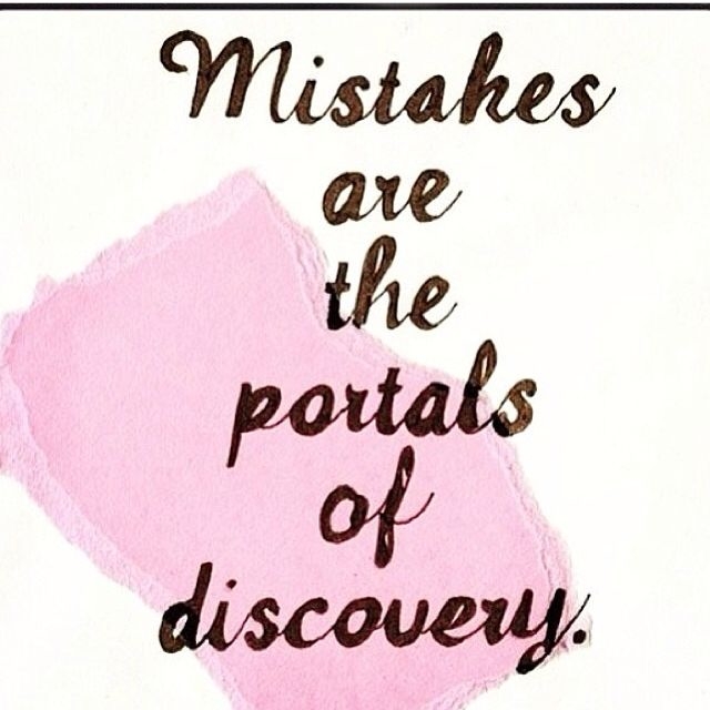 Mistakes Mistakes