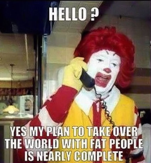 Ronald Mcdonald Take Over