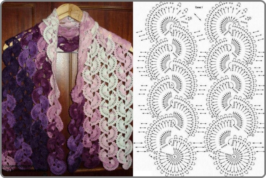 Crochet Scarves Pattern Tutorial