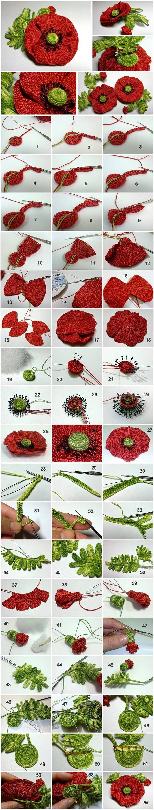 Crochet Flower Tutorial Crochet Flower Tutorial