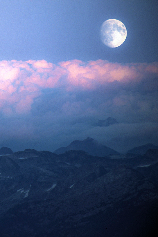 Moon in the sky
