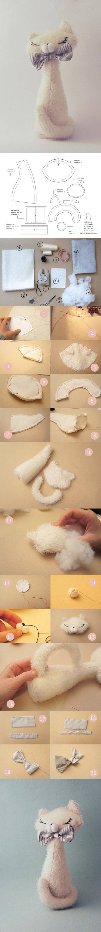 DIY Cat Stuffed Animal