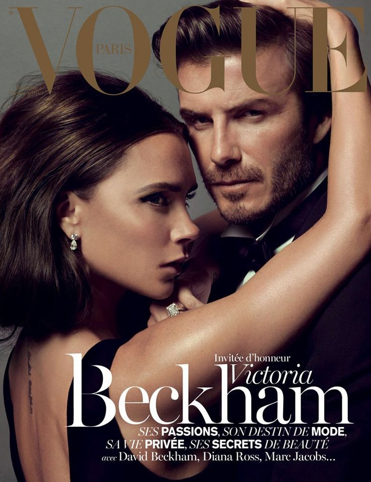Victoria & David Beckham Cover Vogue Paris