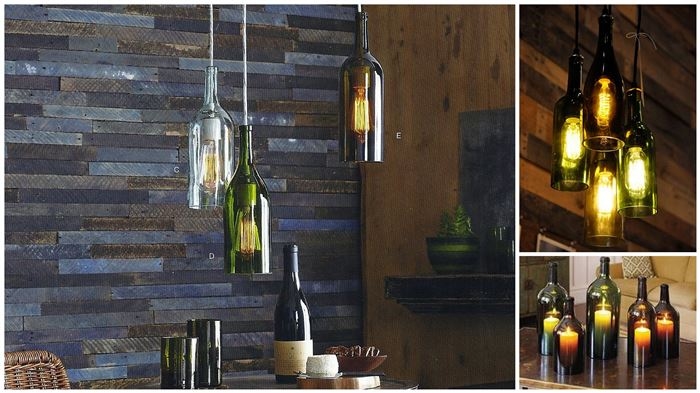 DIY Lighting Using Wine Bottles DIY Lighting Using Wine Bottles