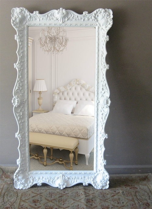 Huge white mirror Huge white mirror