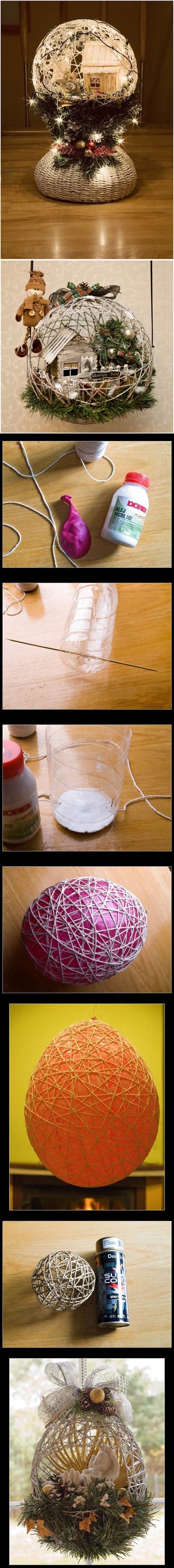 DIY Thread and Glue Nightlight DIY Thread and Glue Nightlight