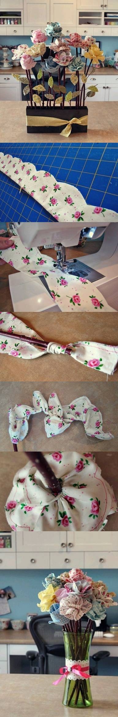 DIY Flowers from Cloth
