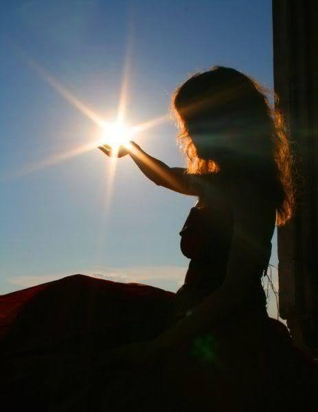 Holding the light Holding the light
