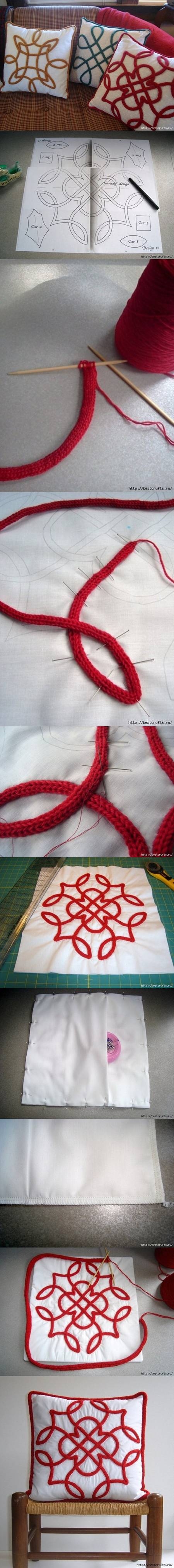 DIY Celtic Pillows