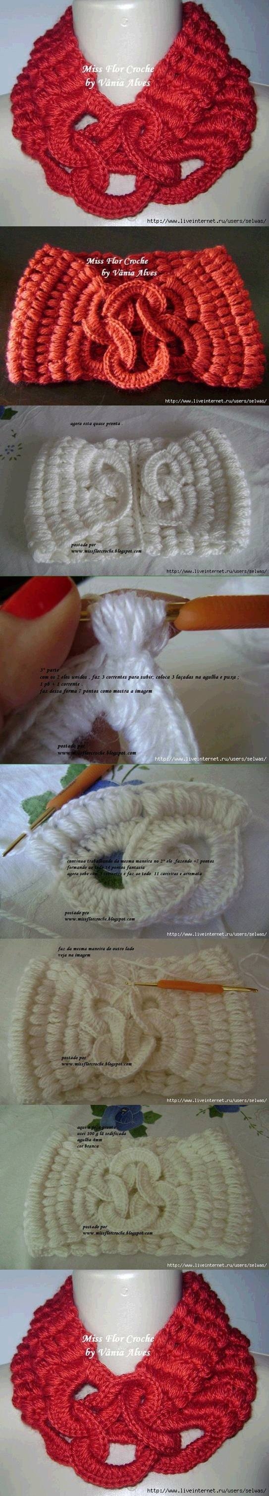 DIY Crochet Collars