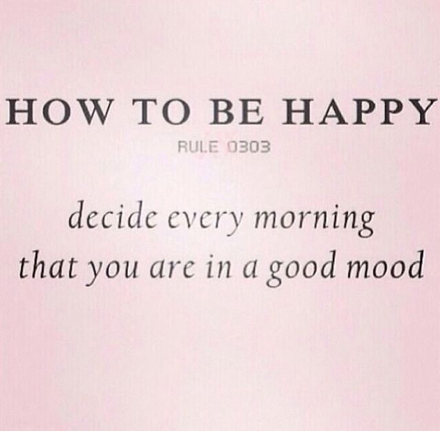 How to Be Happy