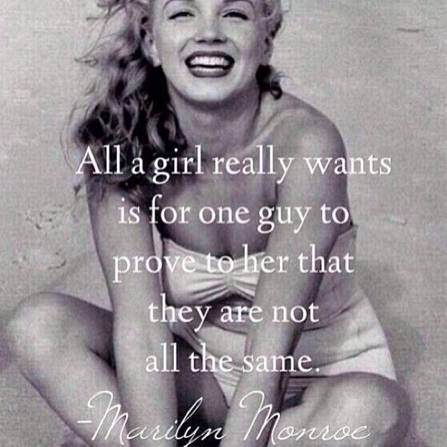 Marilyn Monroe All A Girl Wants