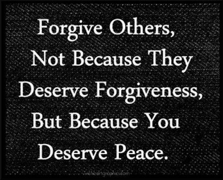 Forgive others Forgive others